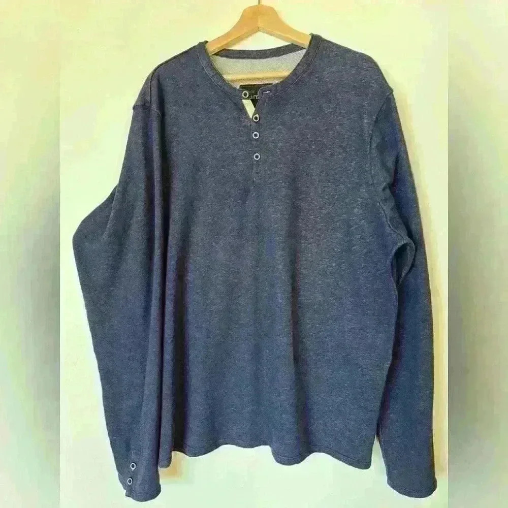 Marmot Cotton Half-Button Down Pullover Sweater - image 1